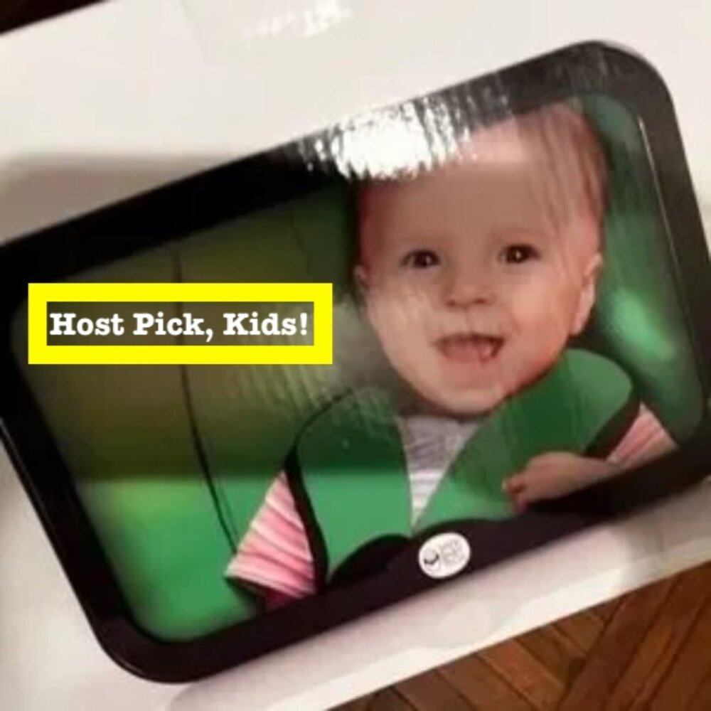 Rear Facing Baby Mirror for Car (XL / Adjustable. Easy to‎ Install (new/baby)